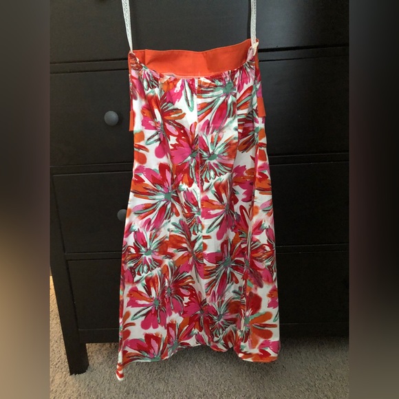 Floral Strapless Dress - Picture 2 of 3